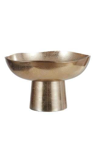 Metal Pedestal Bowl