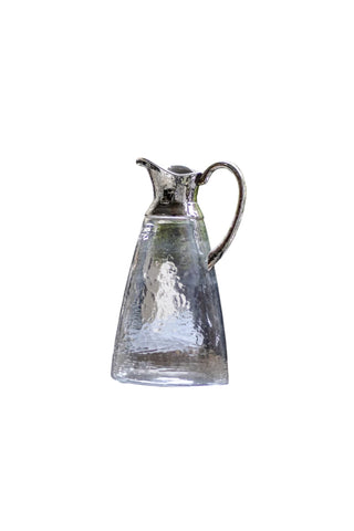 Silver Hammered Jug
