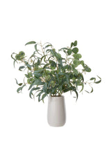 Small Faux Eucalyptus & Gumnut