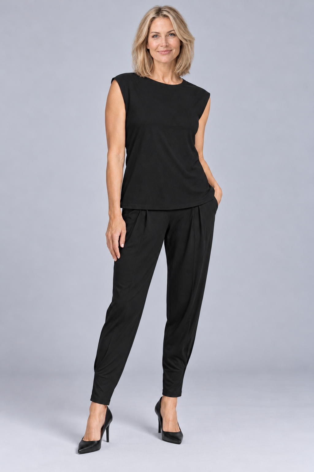 PAULA RYAN style 7839 Black with style 6280 Black — clean model