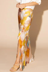LOUGHLIN Silken Skirt - Water Colour