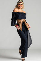 PAULA RYAN Soft Leather Wrap Belt - Tan - Paula Ryan