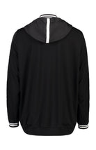 PAULA RYAN RELAXED Zip Front Printed Hoodie - Viscose Jersey - Paula Ryan