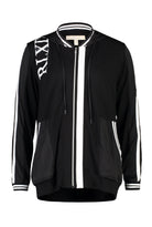 PAULA RYAN RELAXED Zip Front Printed Hoodie - Viscose Jersey - Paula Ryan