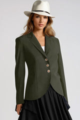 PAULA RYAN Classic Waisted Jacket - Khaki