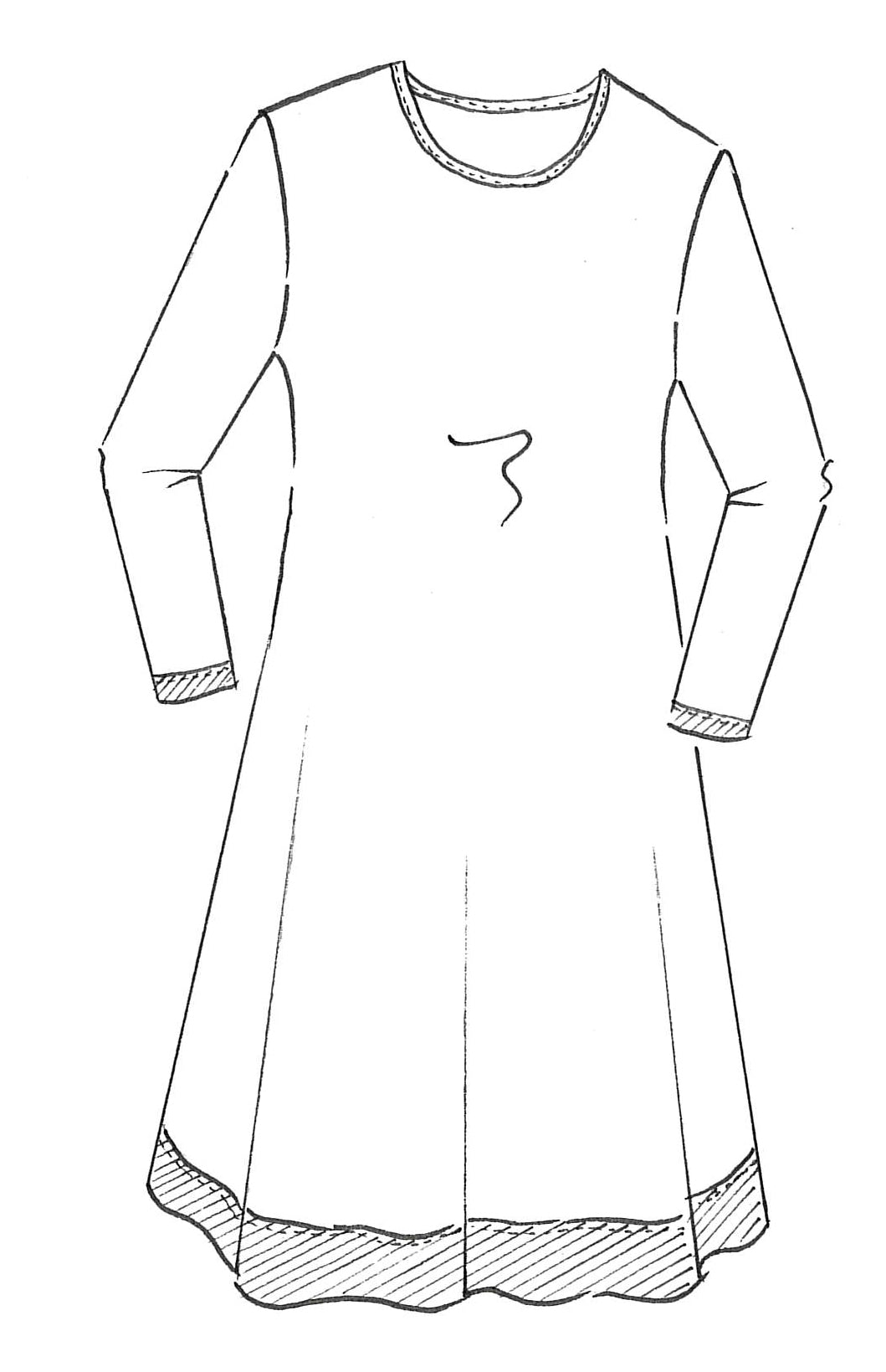 PAULA RYAN Banded Dinner Dress - Black - Paula Ryan