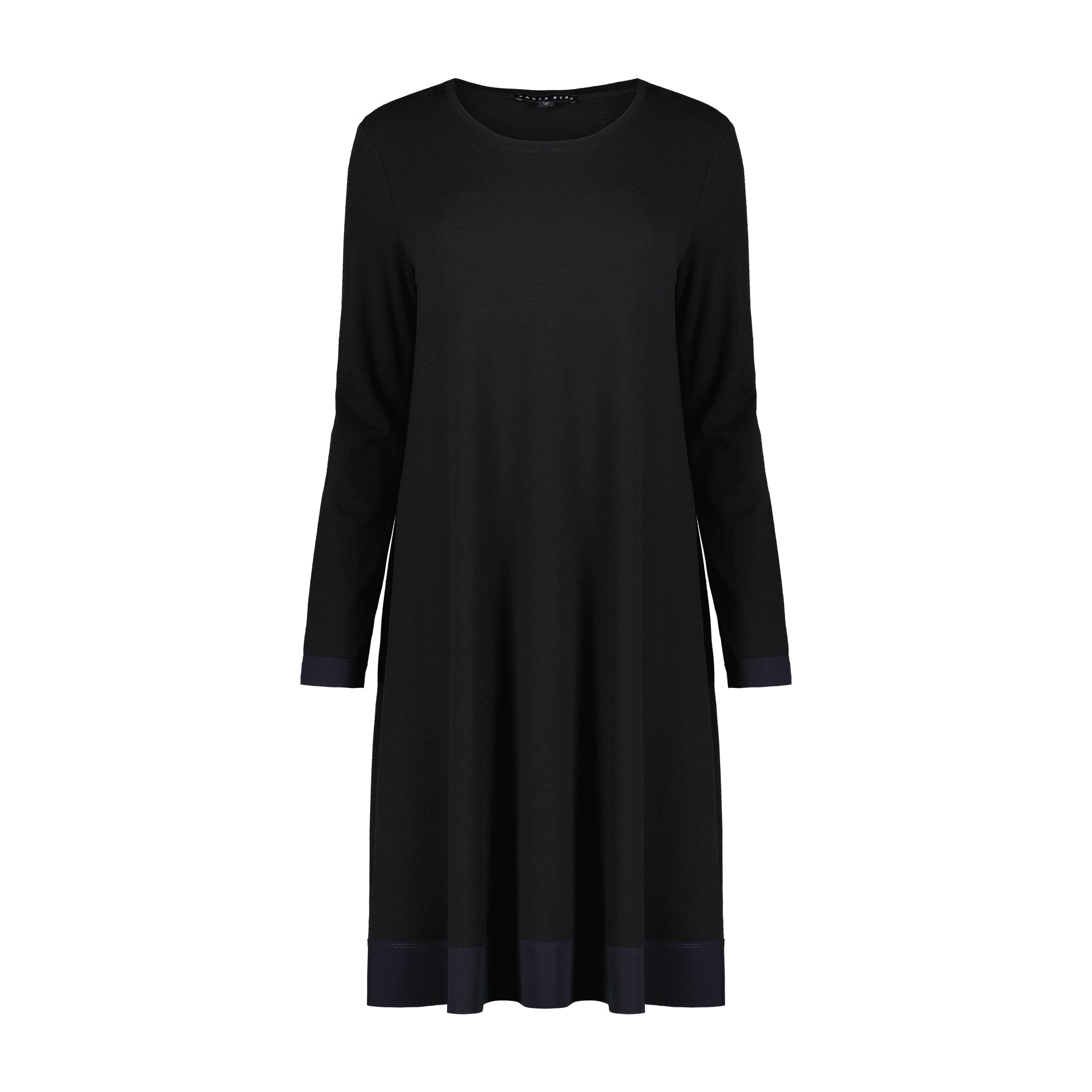 PAULA RYAN Banded Dinner Dress - Black - Paula Ryan