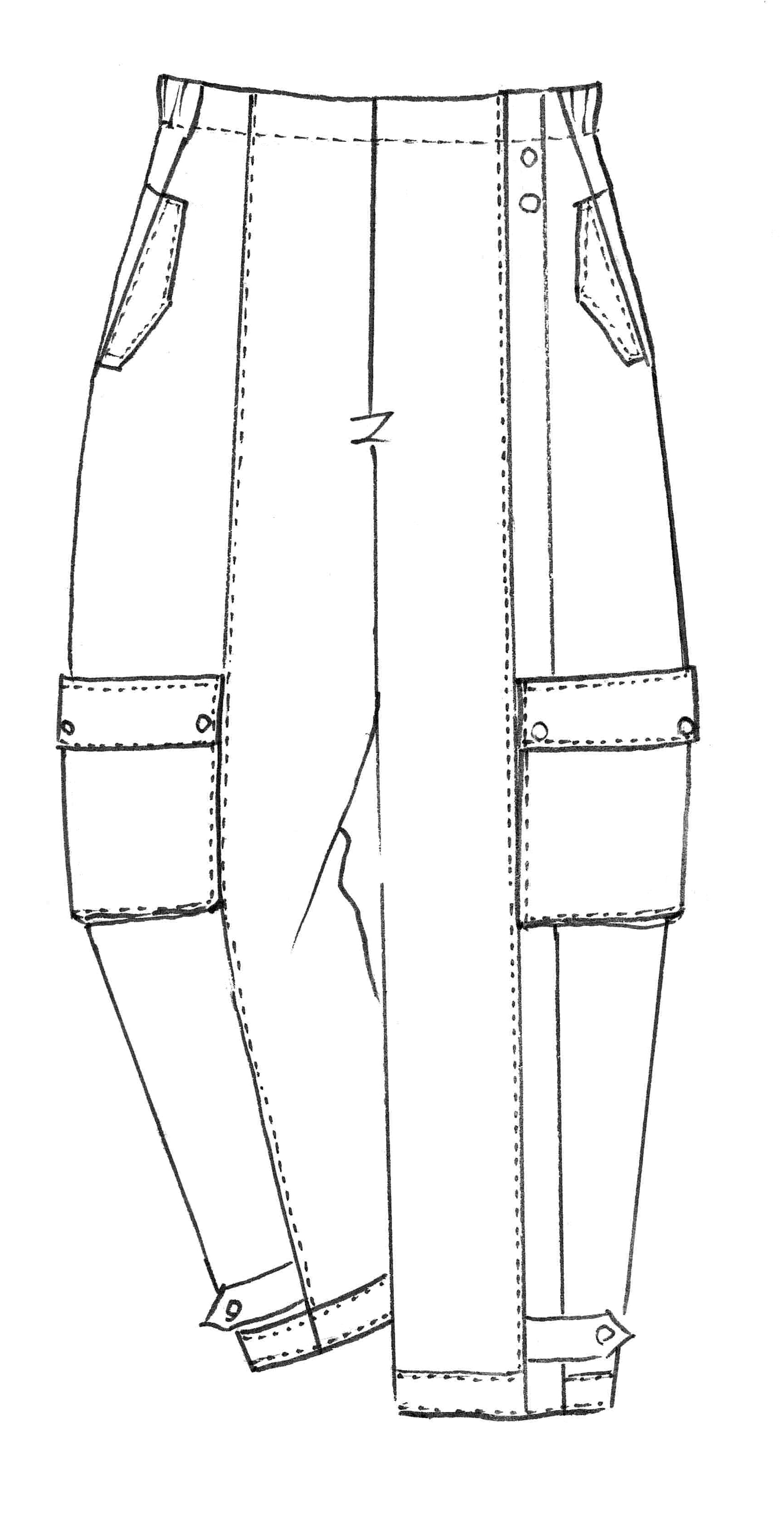 PAULA RYAN Wide Leg Kyoto Pant - Navy - Paula Ryan