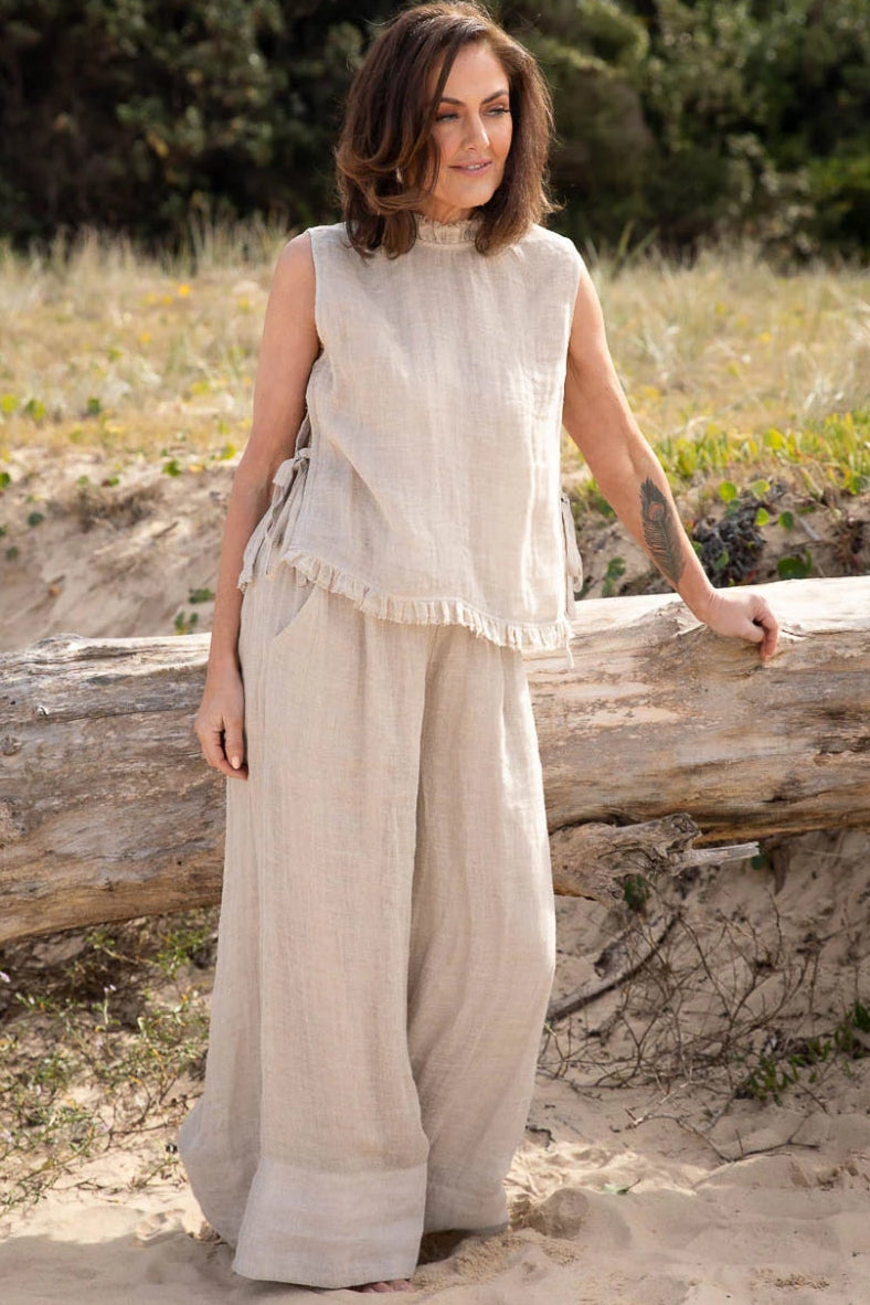 EADIE Arana Pant - Natural - Magpie Style