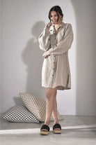 EADIE Fundamental Shift Dress - Natural - Magpie Style