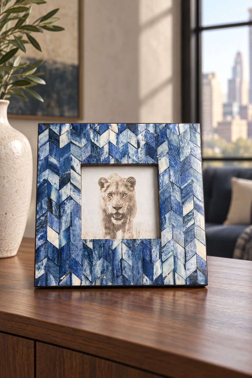 Indigo Bone Inaly Frame