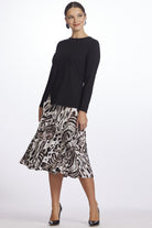 PAULA RYAN Flared Hem Skirt - Aria Print - Paula Ryan