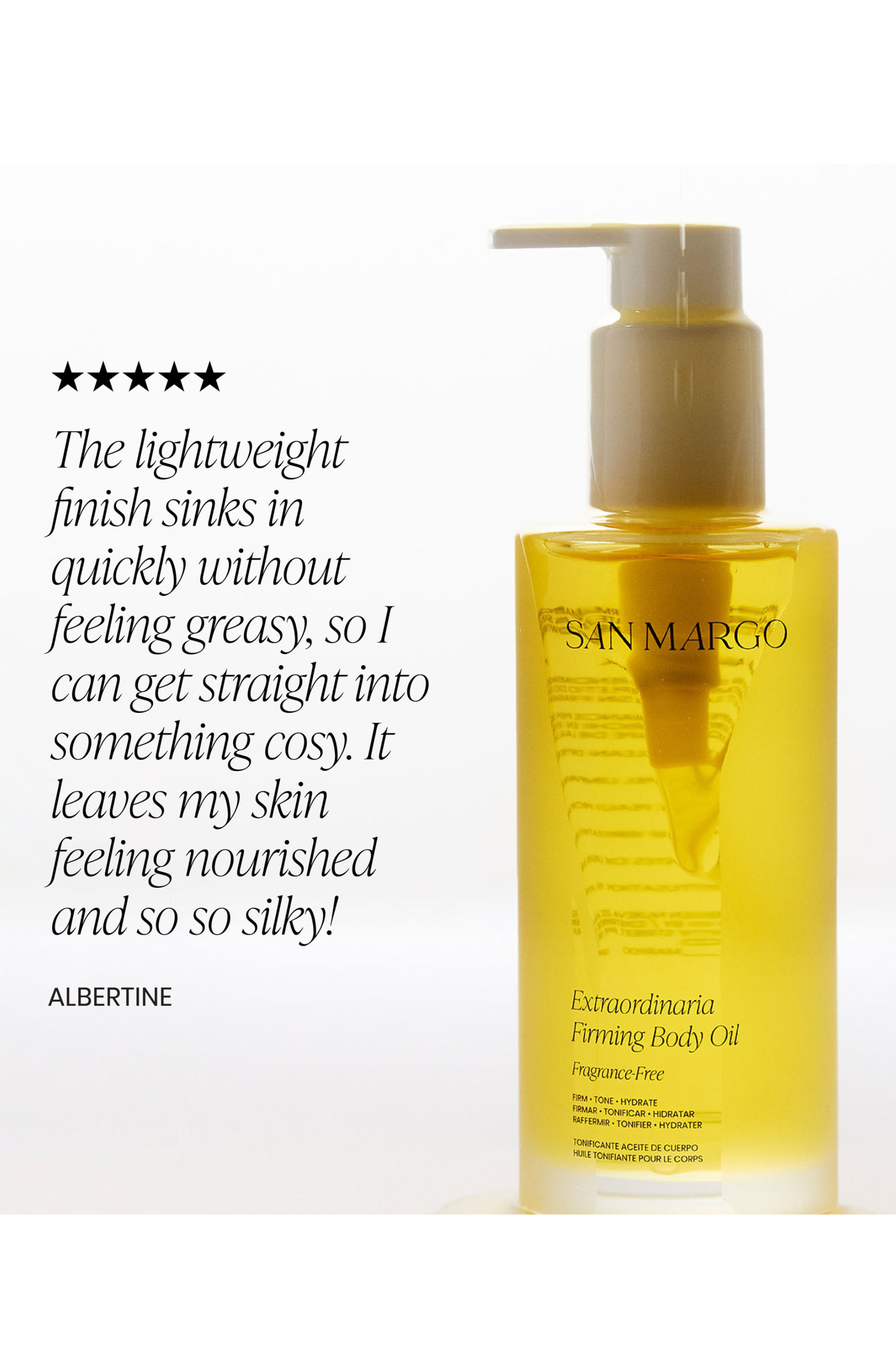 SAN MARGO - Extraordinaria Firming Body Oil 10ml - Paula Ryan