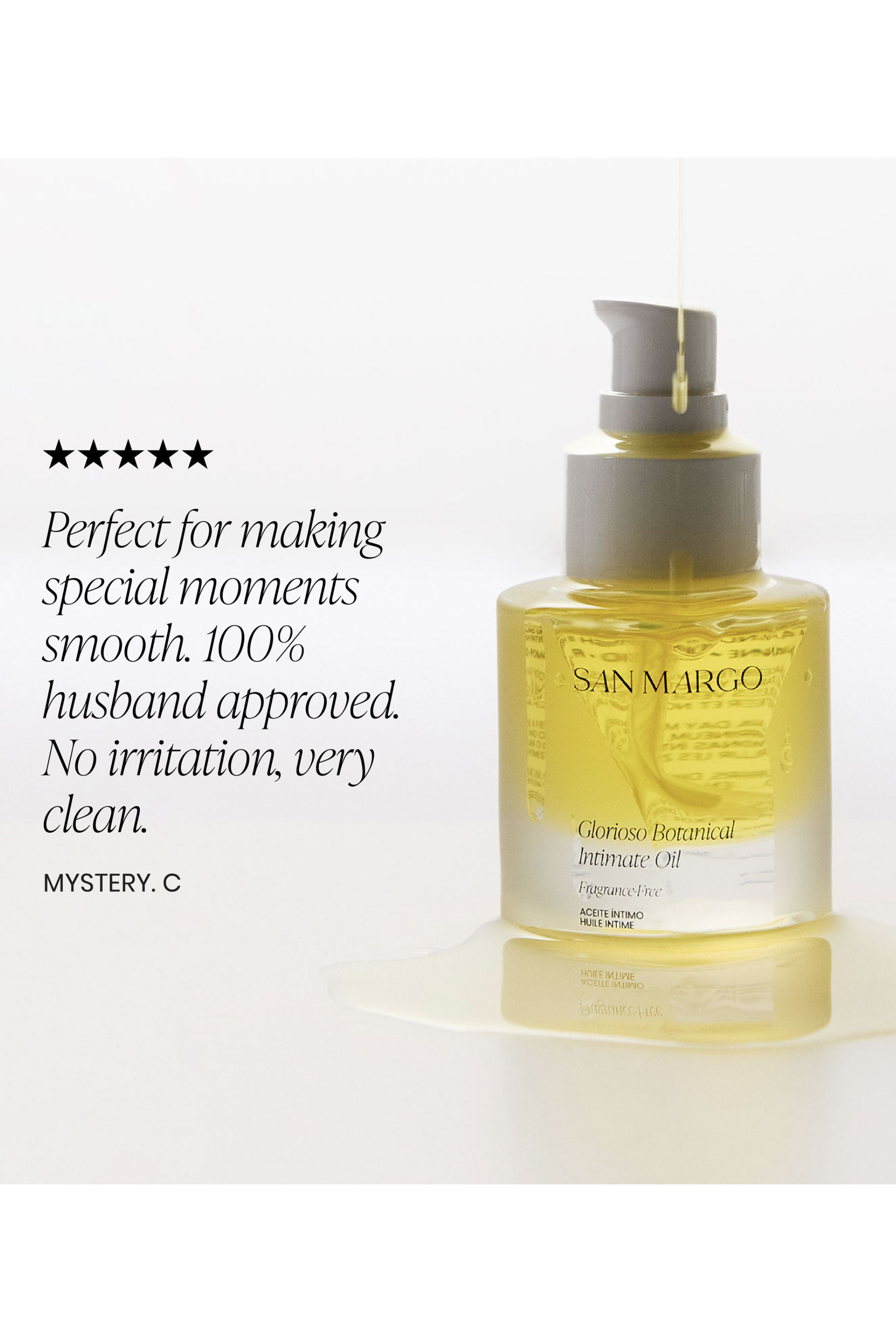 SAN MARGO - Glorioso Botanical Intimate Oil 30ml - Paula Ryan