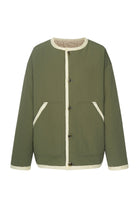 MOKE Juniper Reversible Jacket - Olive/Cream - Magpie Style