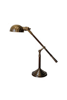 Brass Antique Wood Clam Lamp - Magpie Style