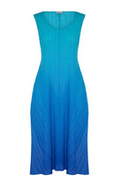 ALQUEMA - Long Estrella Dress Ombre Blue Bird to Dazzling Blue - Magpie Style