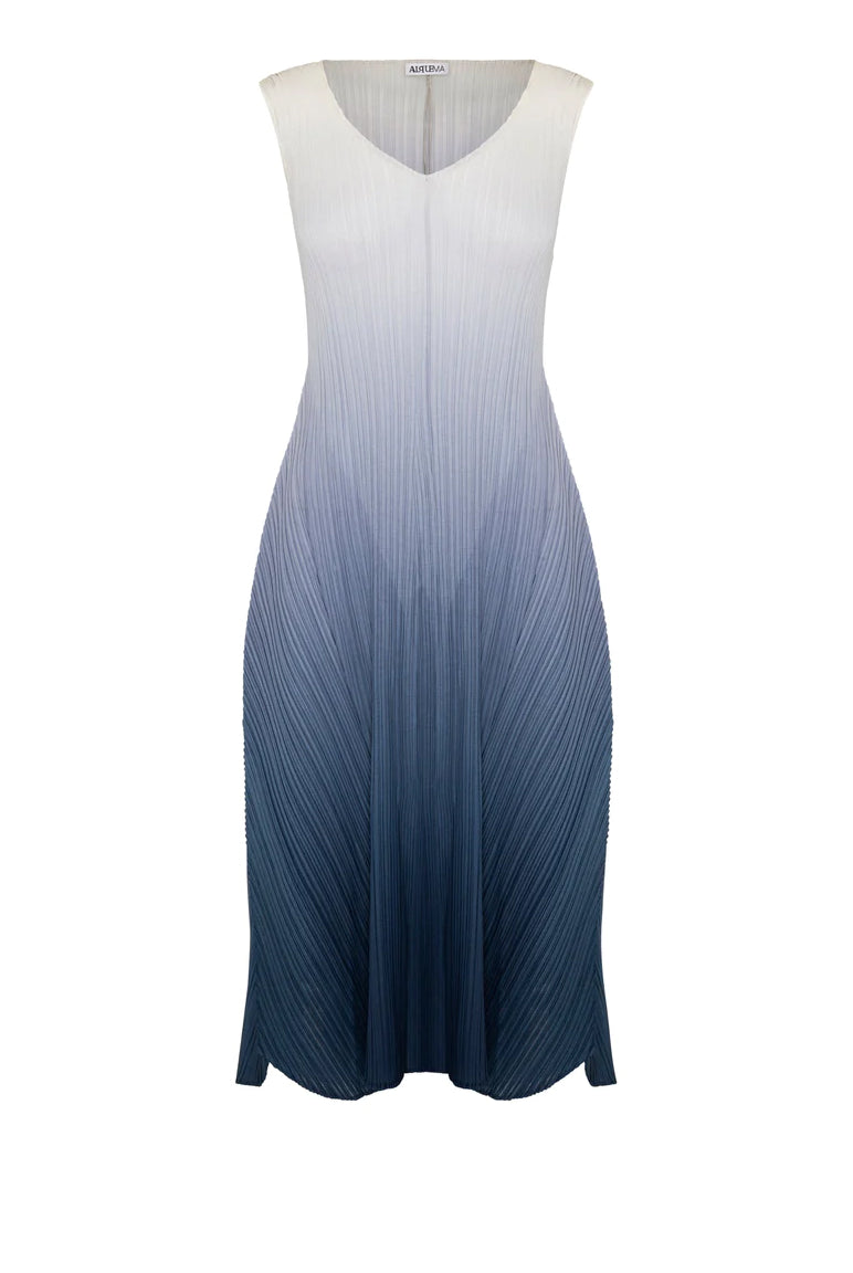 ALQUEMA - Short Estrella Dress Marshmellow to Indigo - Magpie Style