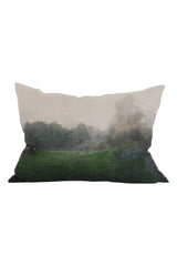 Dusk at Huka Linen Lumbar Cushion