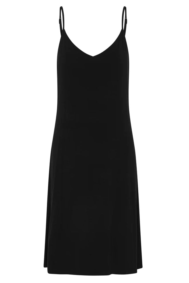 ALQUEMA - Bamboo Slip Dress Black - Magpie Style