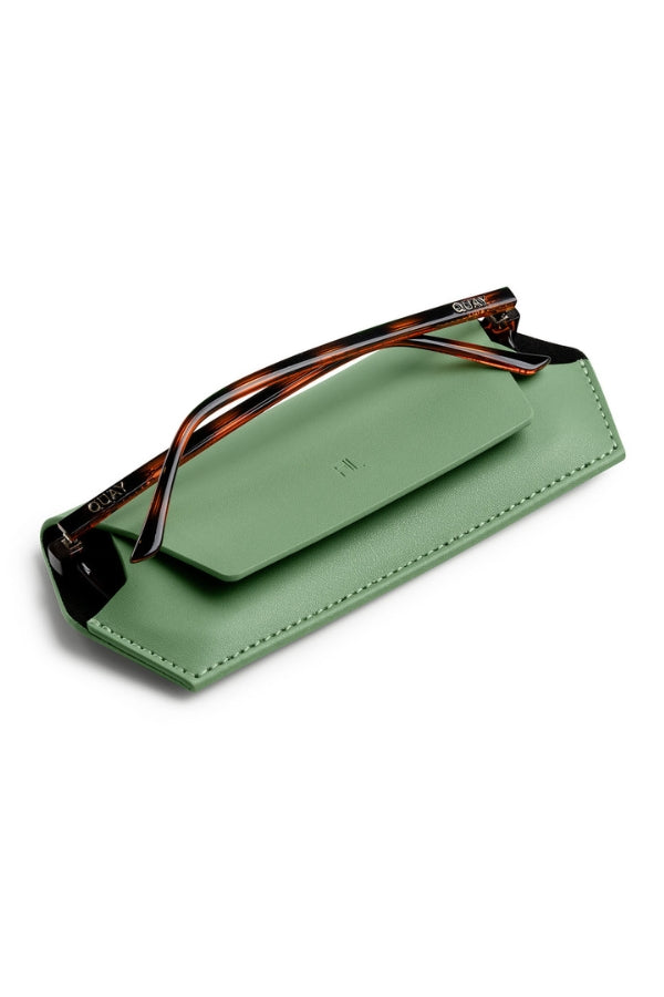 Fox and Leo glasses case - Sage - Paula Ryan