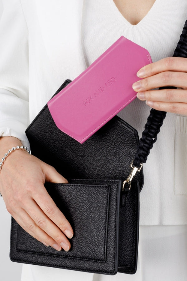 Fox and Leo glasses case - Hot Pink - Paula Ryan