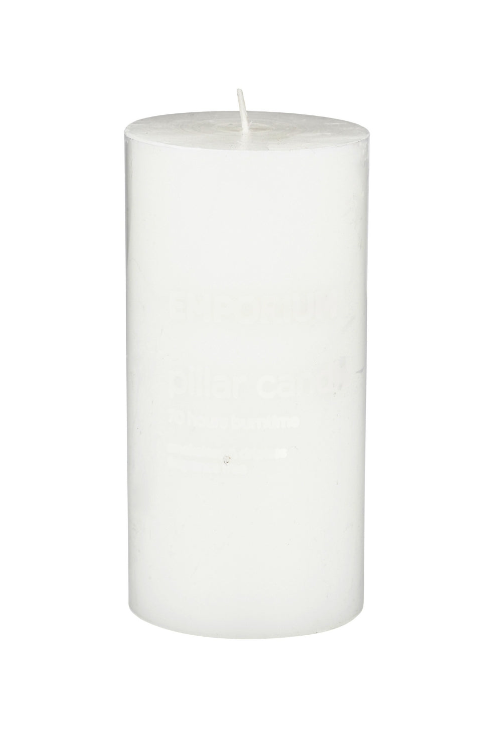 White Pillar Candle - Large