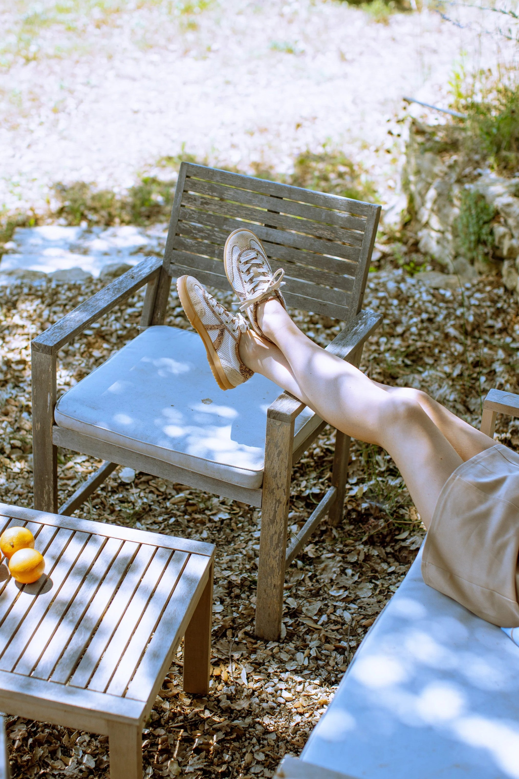 ASFVLT Swing Sneaker - Tan/Snake - Magpie Style