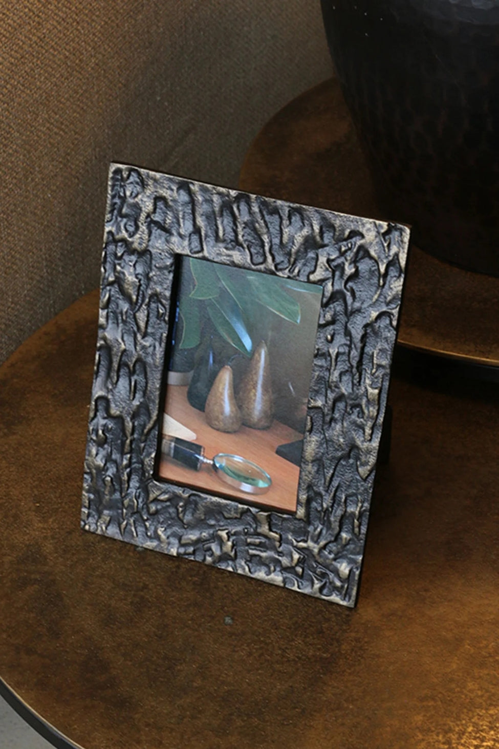 Textured Bronze Statement Frame 4x6 - Magpie Style