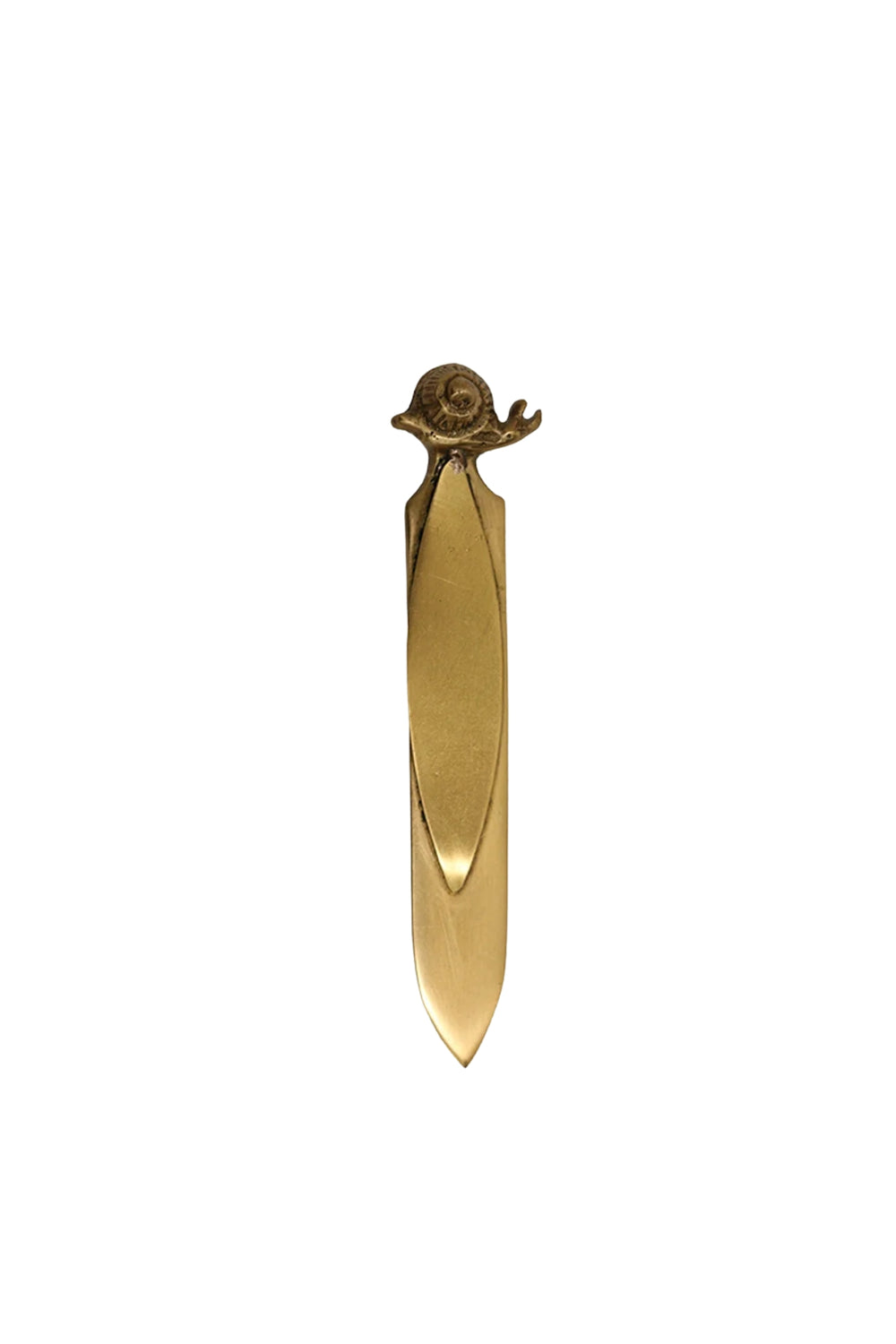 Antique Brass Snail Bookmark