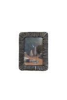 Ribbed Metal Photo Frame - Magpie Style