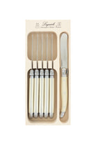 LAGUIOLE Debutant Butter Knife Set/6 Ivory - Magpie Style