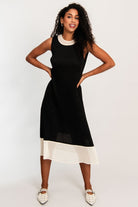 ALQUEMA - Kambe Dress - Black Cream - Magpie Style