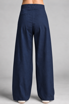 PAULA RYAN Drill Sailor Pant- Navy - Magpie Style