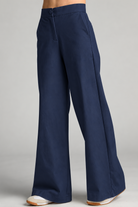 PAULA RYAN Drill Sailor Pant- Navy - Magpie Style