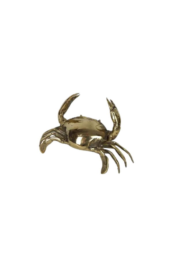 Small Brass Crab - Magpie Style