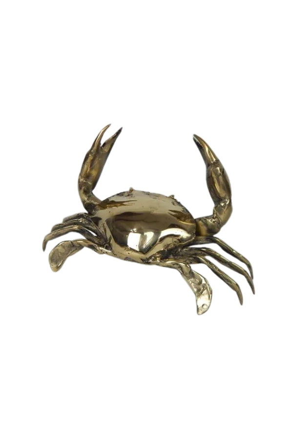 Large Brass Crab - Magpie Style