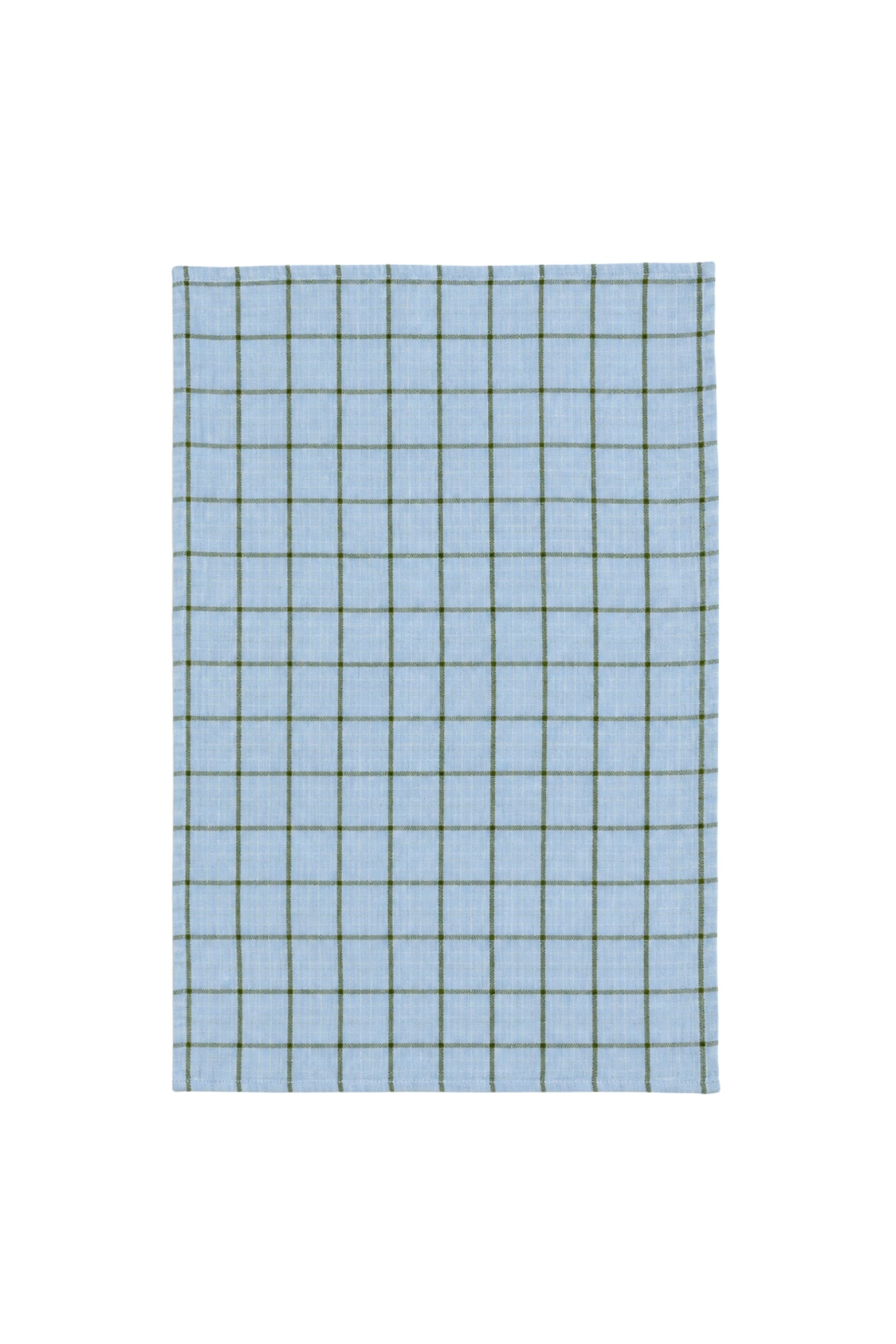 Kit Recycled Cotton Tea Towel - Olive Stripe - Magpie Style