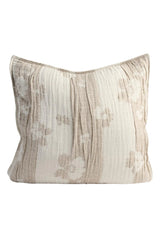 Large Blossom Reversible Cushion - Choc 60cm