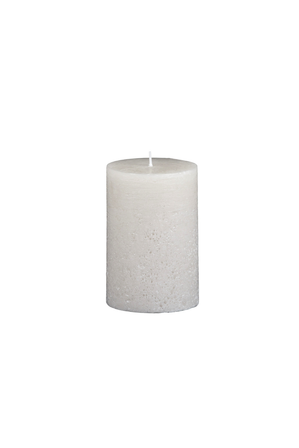 Small Terra Texture Pillar Candle - Nat
