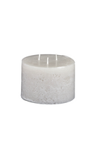 Large Terra Texture Pillar Candle - Nat - Magpie Style