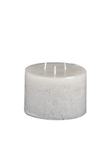 Large Terra Texture Pillar Candle - Nat