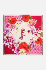 CAMILLA Large Square Scarf - Kiss and Tell