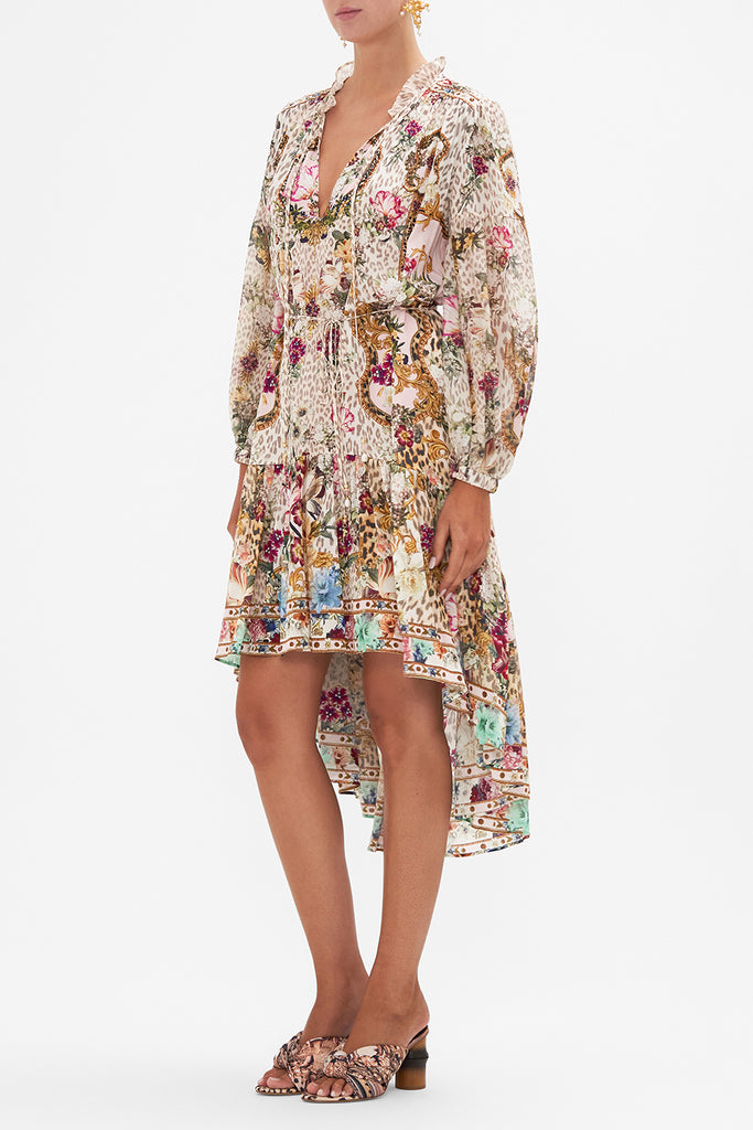 CAMILLA Blouson High Low Dress - Bambino Bliss - Magpie Style