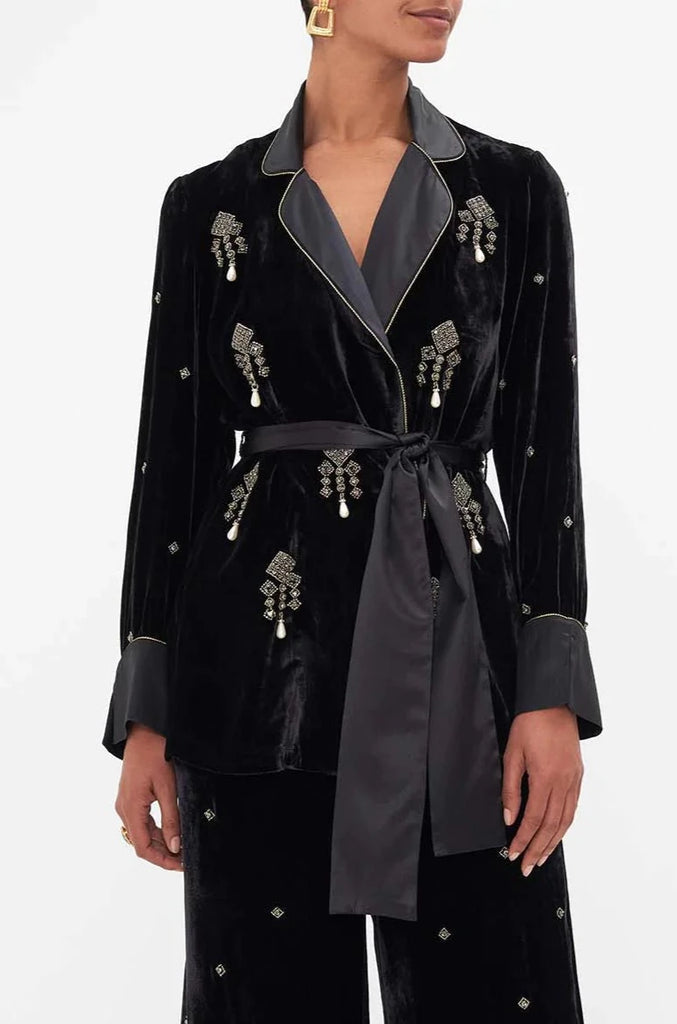 CAMILLA Relaxed Jacket With Split Cuffs - A Night At The Opera - Magpie Style