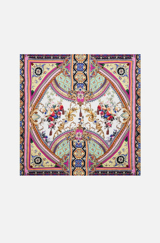 CAMILLA Large square Scarf Friends With Frescos