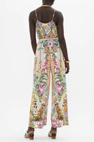 CAMILLA - Wide Leg Trouser With Pockets Flowers of Neptune - Magpie Style