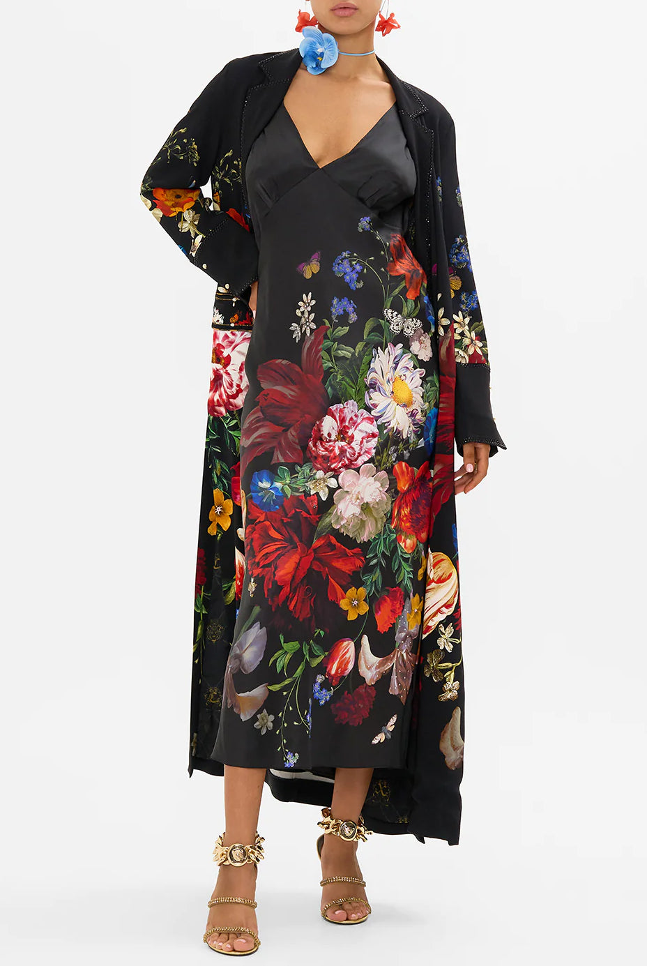 CAMILLA - V-Neck Slip Dress A Still Life - Magpie Style