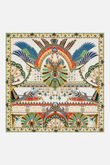 CAMILLA Large Square Scarf Valley of the Queens