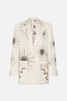 CAMILLA Jacket with Sleeve Cut Out Detail - Goddess Energy - Magpie Style
